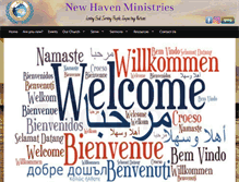 Tablet Screenshot of newhavenministries.org